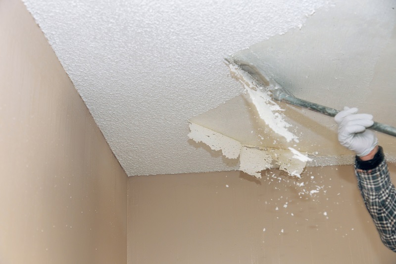 Asbestos testing for popcorn ceilings is important before redoing them