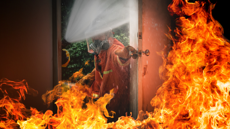 photo of a home that will need water and fire damage restoration