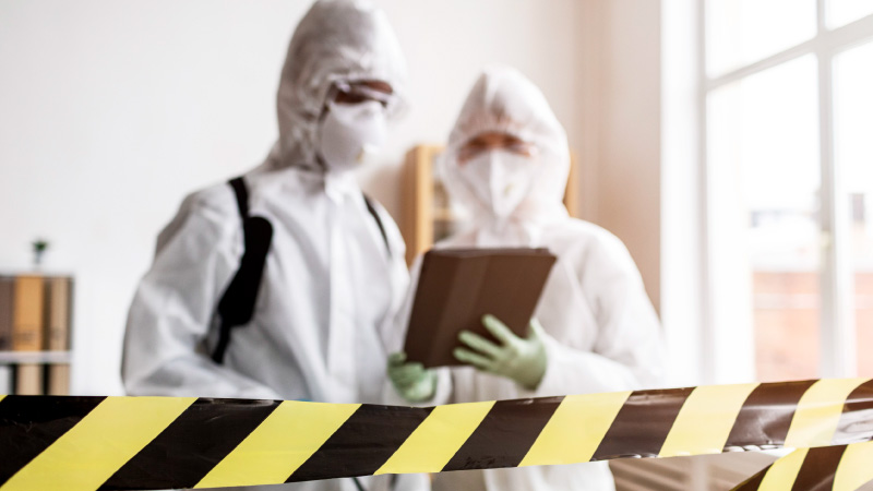 photo of technicians viewing Mold Remediation Cost